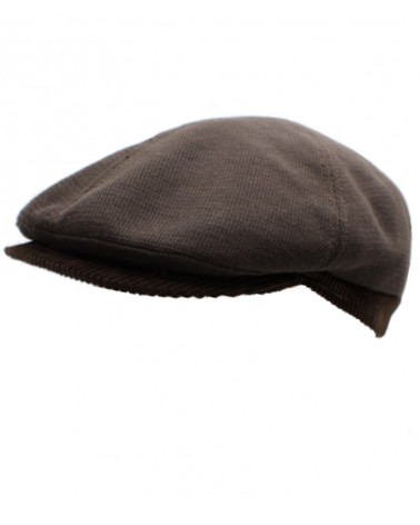 Casquette à pans Marron