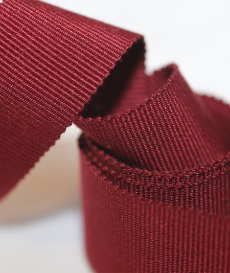 Vue générale - Gros grain bordeaux