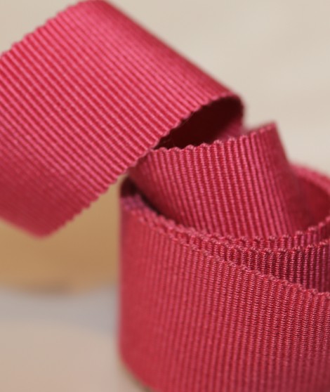 Vue générale - Gros grain fushia