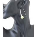 Boucles d'oreilles perles - Vert